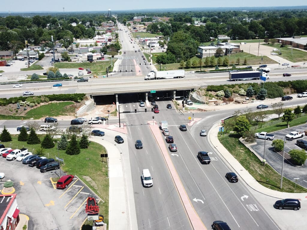 I-70 Outer Roads at Route K